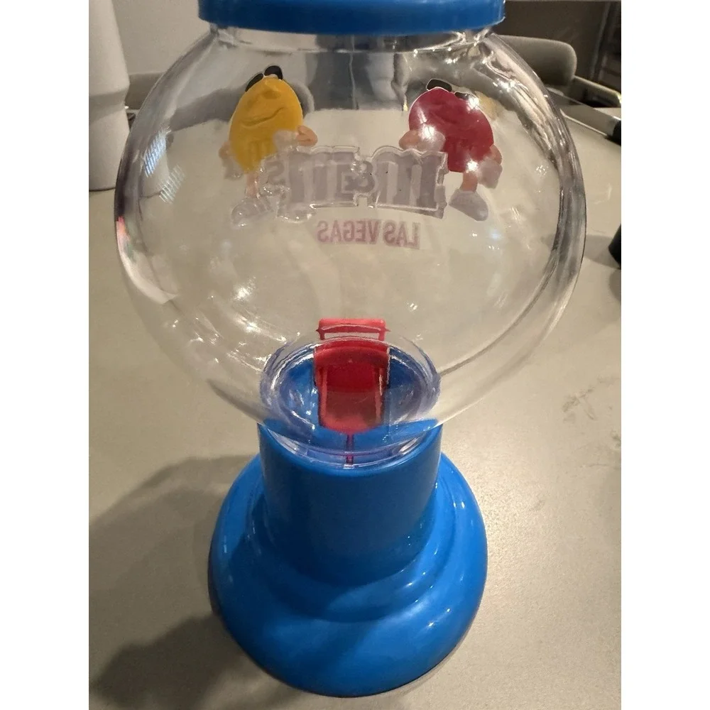 M&M's World Las Vegas Plastic Candy Dispenser Blue Red Yellow 2019